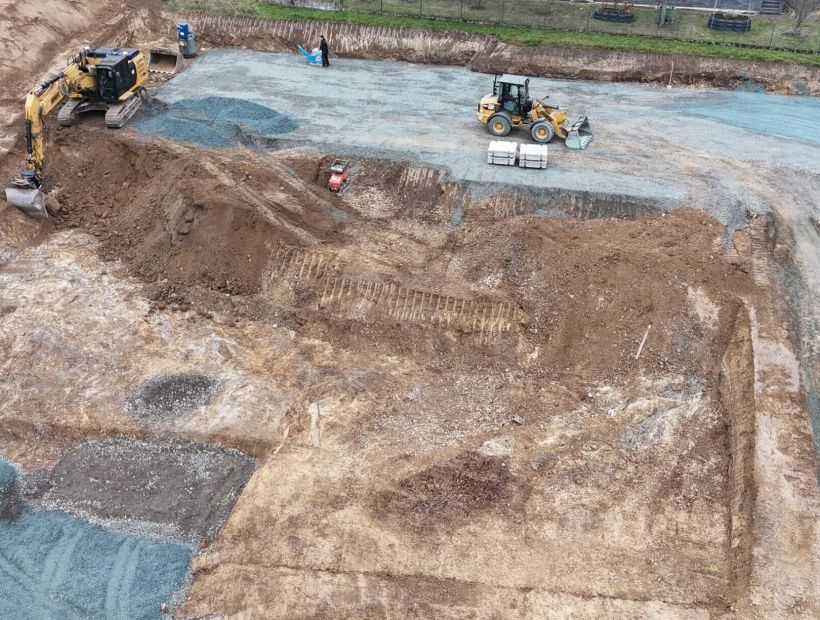 Luftaufnahme scaled e1765980927175 59b58259 Bauunternehmen Hildebrand: Baustart bei unserem Bauträgerprojekt Heinzelmännchen