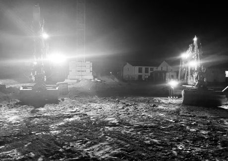 22.11 Beginn Bauarbeiten scaled 73fa8588 Bauunternehmen Hildebrand: Neubau von zwei Mehrfamilienhäusern in Nieder-Weisel