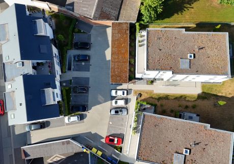 Vogelperspektive aca2c52e Bauunternehmen Hildebrand: Mehrfamilienhaus-Wohnanlage
