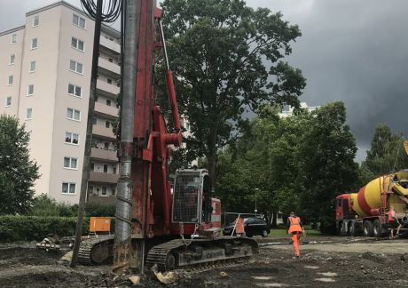 Juli 17 TiefgrC3BCndung c895ef52 Bauunternehmen Hildebrand: Studentenwohnheim Gießen